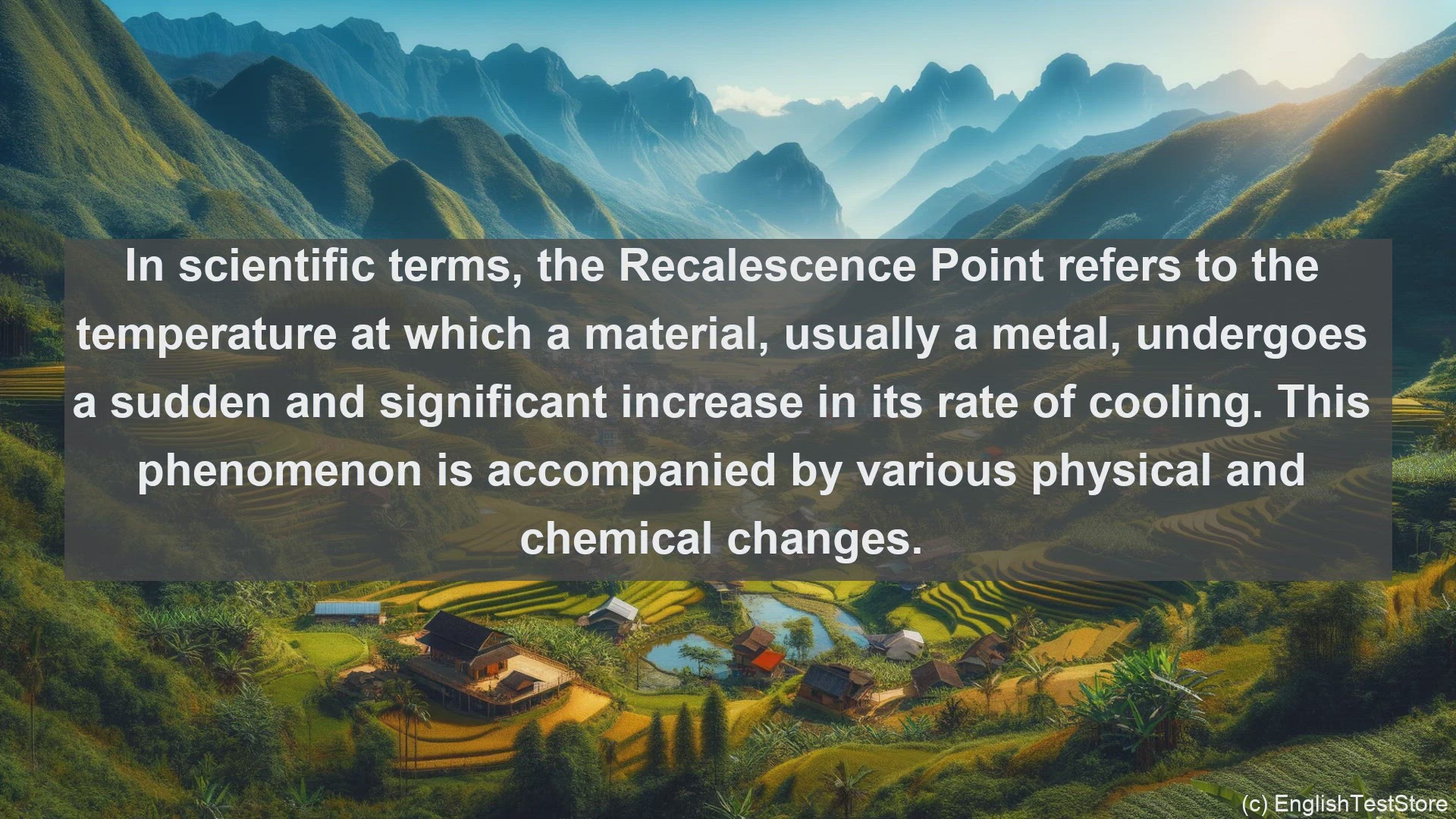 'Video thumbnail for Recalescence point in science  definition and examples'