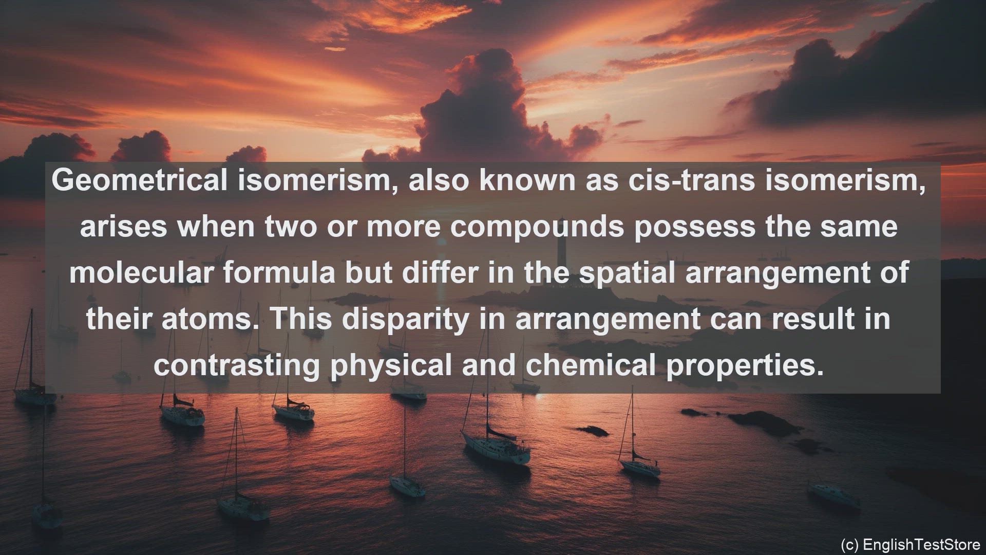 'Video thumbnail for Geometrical isomerism in science  definition and examples'
