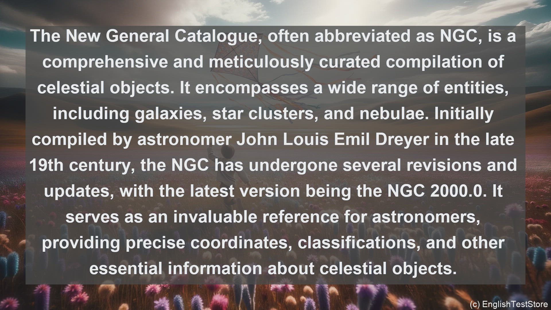 'Video thumbnail for New general catalogue in science  definition and examples'
