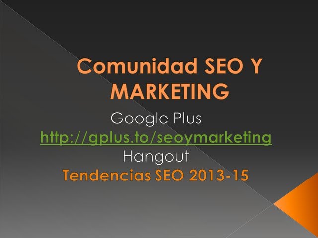 Video thumbnail for Tendencias Seo 2013-19, posicionamiento web