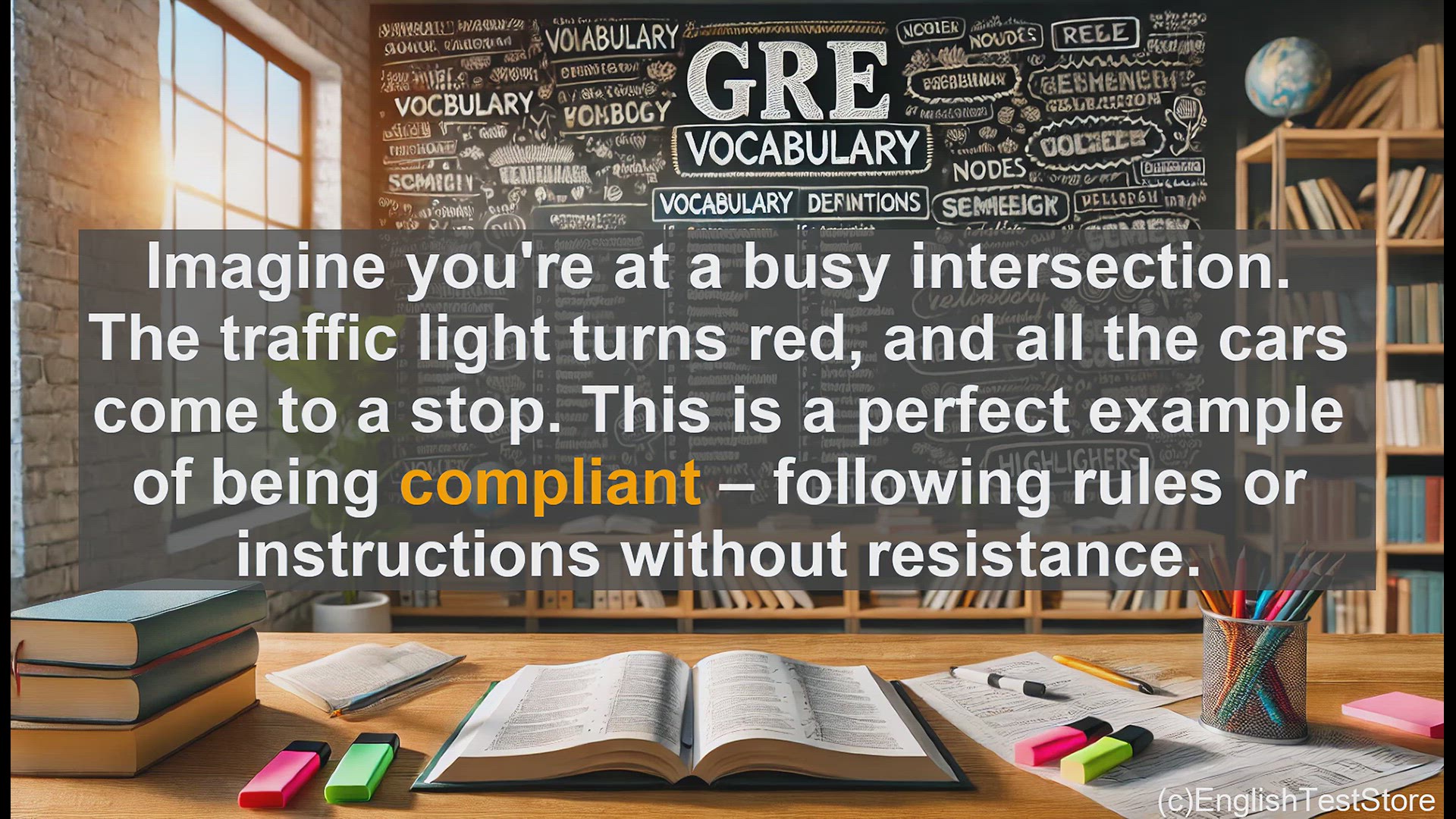 'Video thumbnail for GRE Vocabulary Lesson: Understanding Compliant - Following Rules and Instructions'