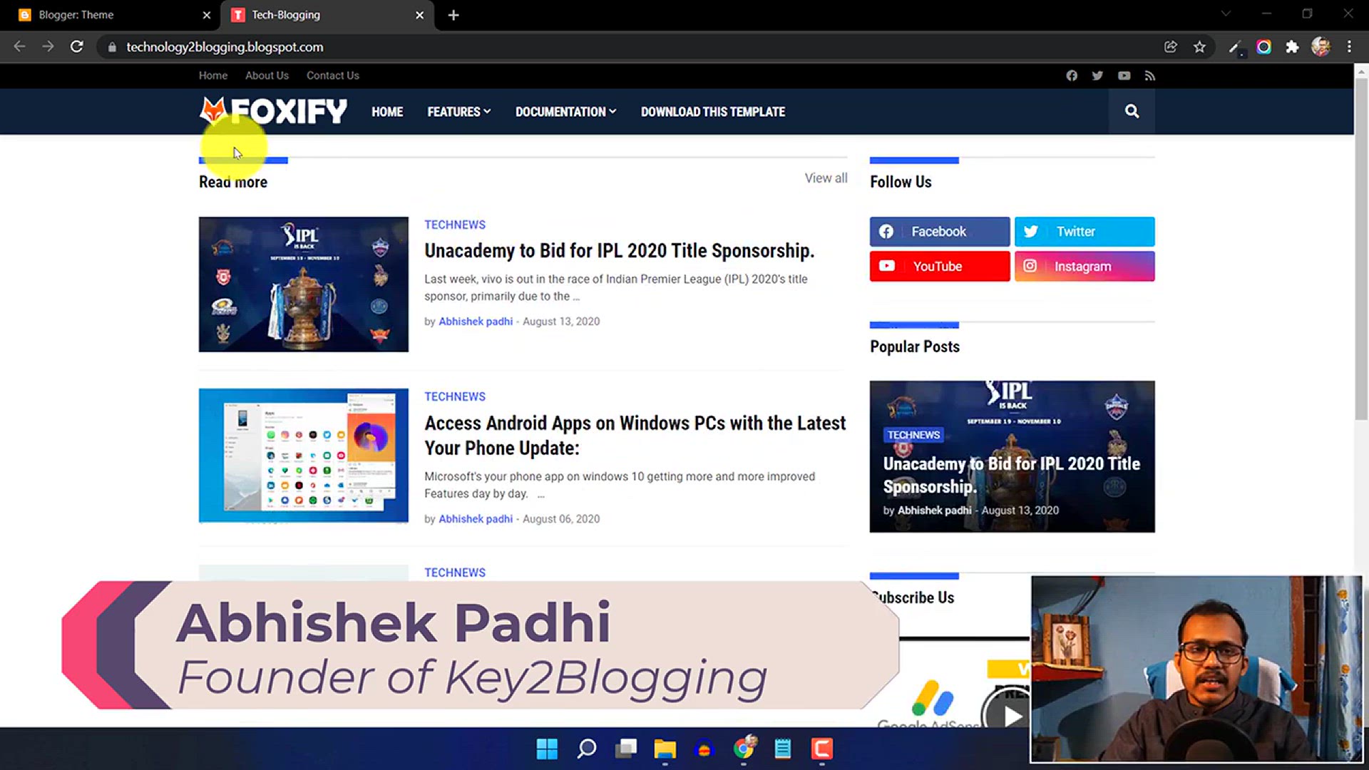 'Video thumbnail for How To Remove Footer Credit Link From Blogger Templates Without Redirection'