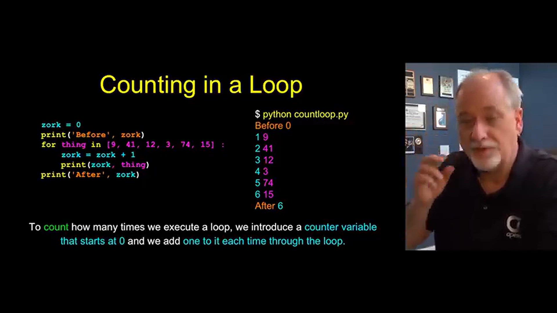 'Video thumbnail for More Loop Patterns - Loops and Iteration - Python Tutorial - (Part 16) Python for Beginner Series'