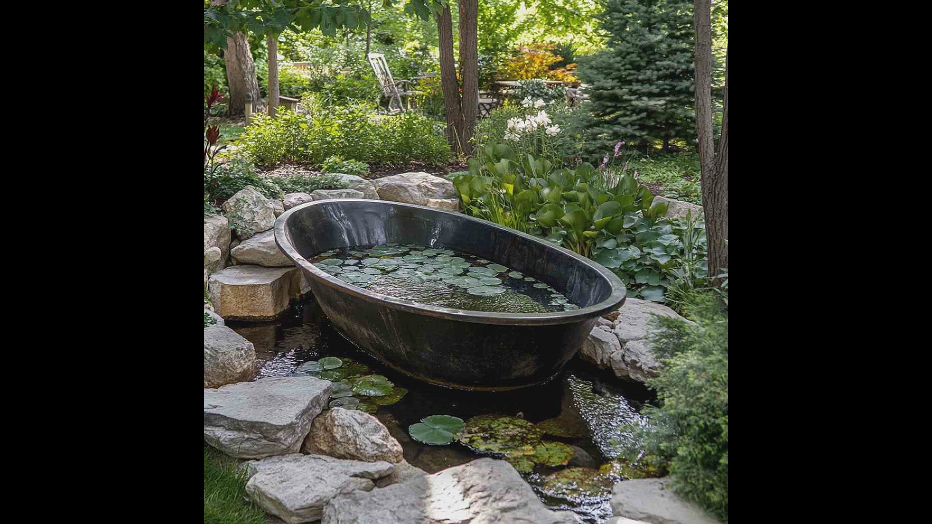 'Video thumbnail for backyard pond ideas designs 4k hd photos'