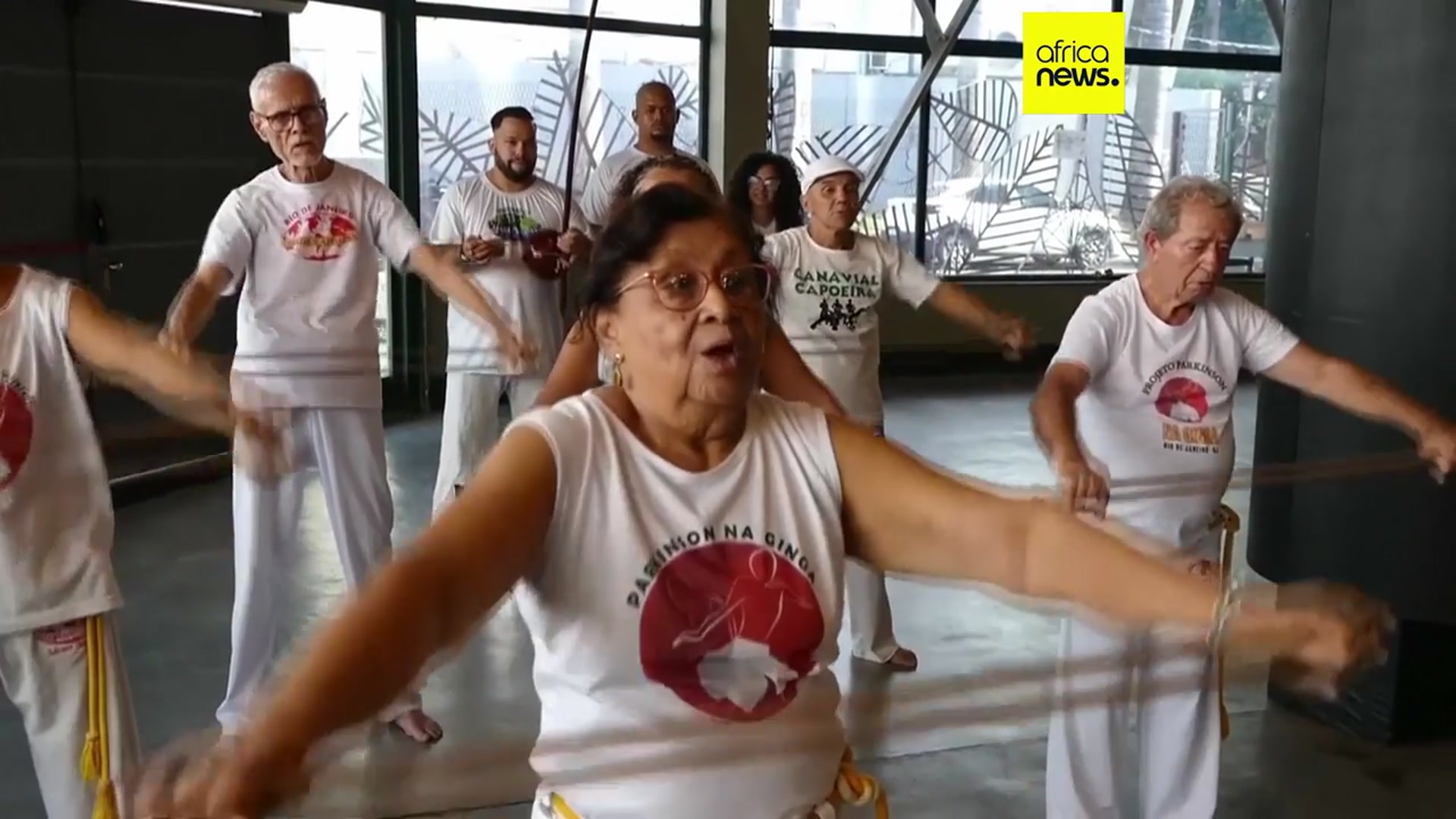 'Video thumbnail for Parkinsons patients report better balance after capoeira classes'