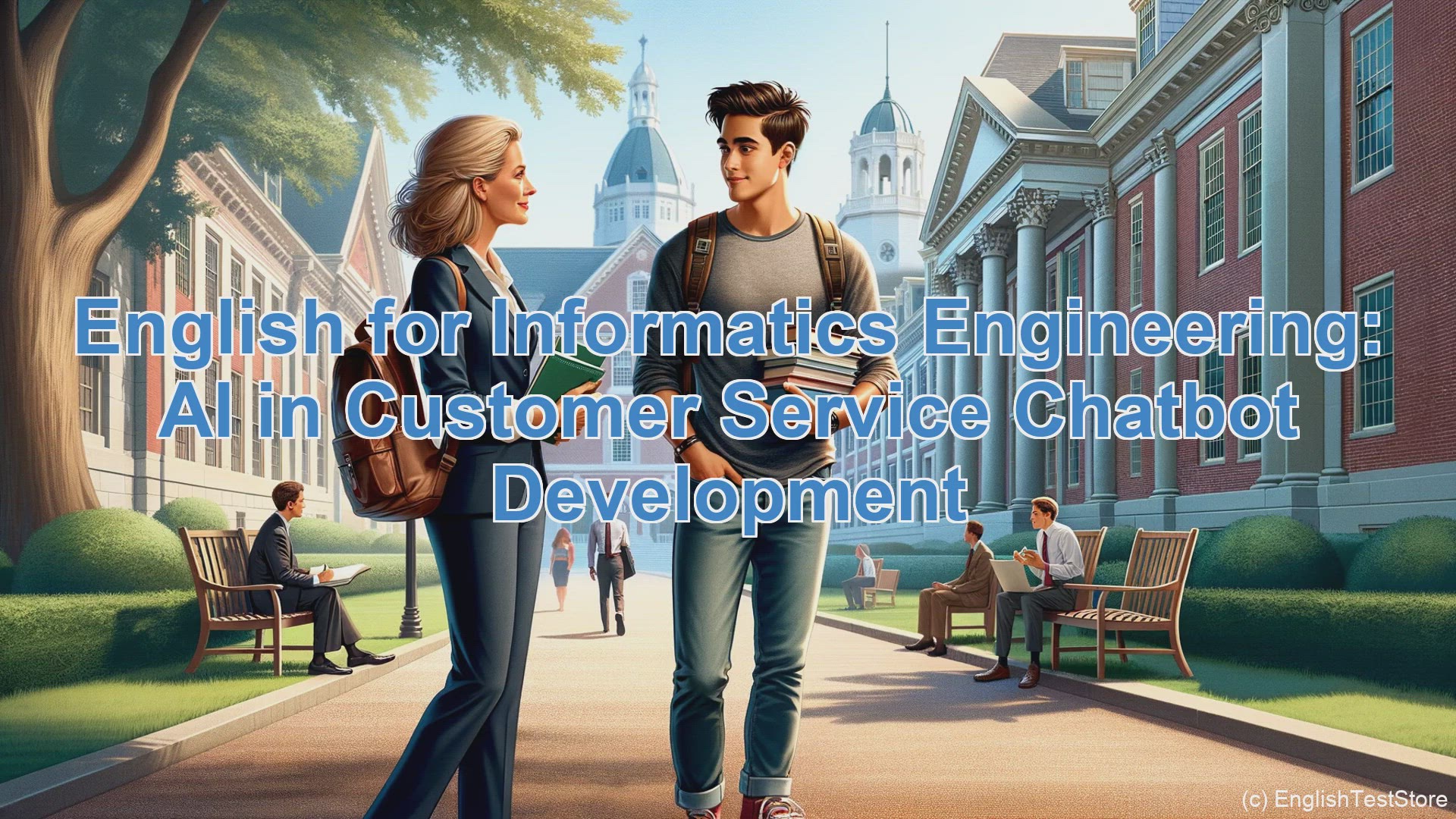 'Video thumbnail for English Conversation for Informatics Engineering: AI in Customer Service Chatbot Development'