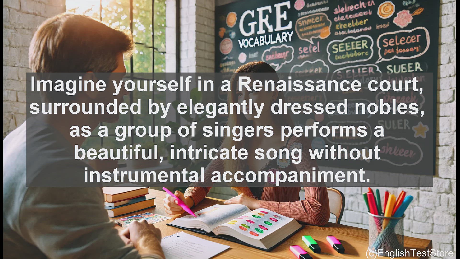 'Video thumbnail for GRE Vocabulary Lesson: Exploring the Enchanting World of Madrigals'