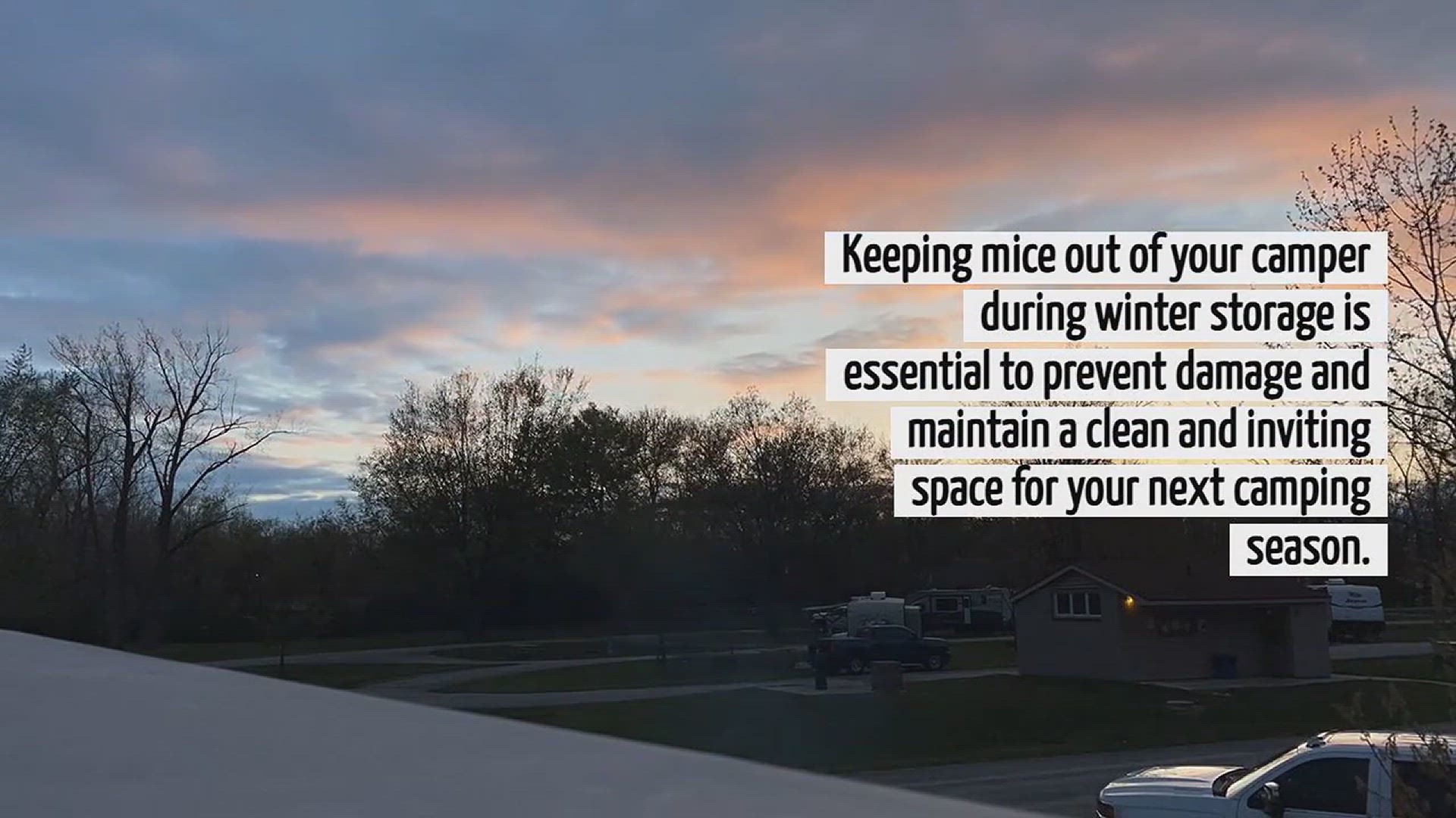 Video thumbnail for How To Keep Mice Out Of Camper During Winter Storage