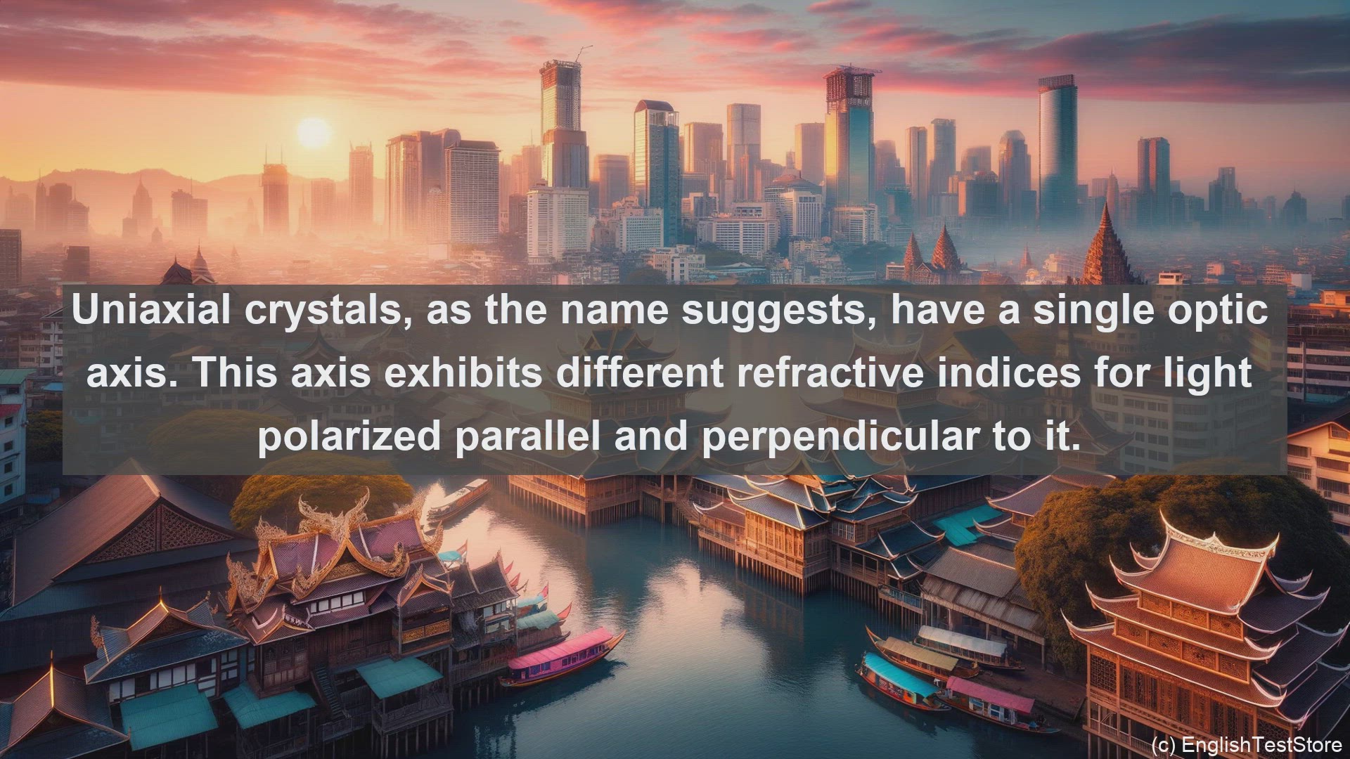 'Video thumbnail for Uniaxial crystal in science  definition and examples'