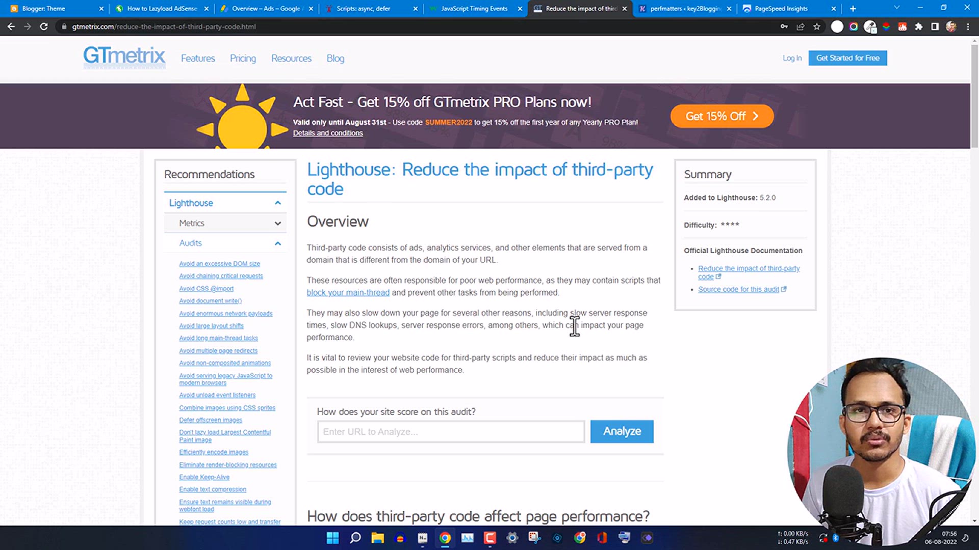 'Video thumbnail for Reduce Impact of Third-party Codes _ Delay JavaScript'