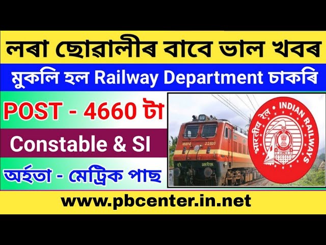 Video thumbnail for Railway New Requirement 2024 π Total Post 4660